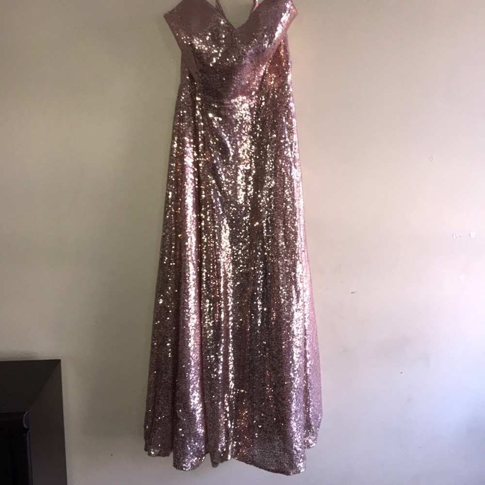 Rose Gold Sequin dress